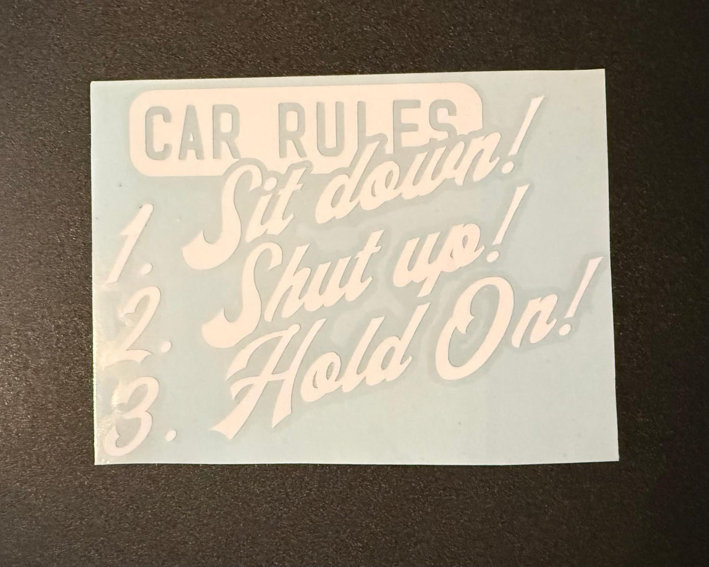 Car Rules