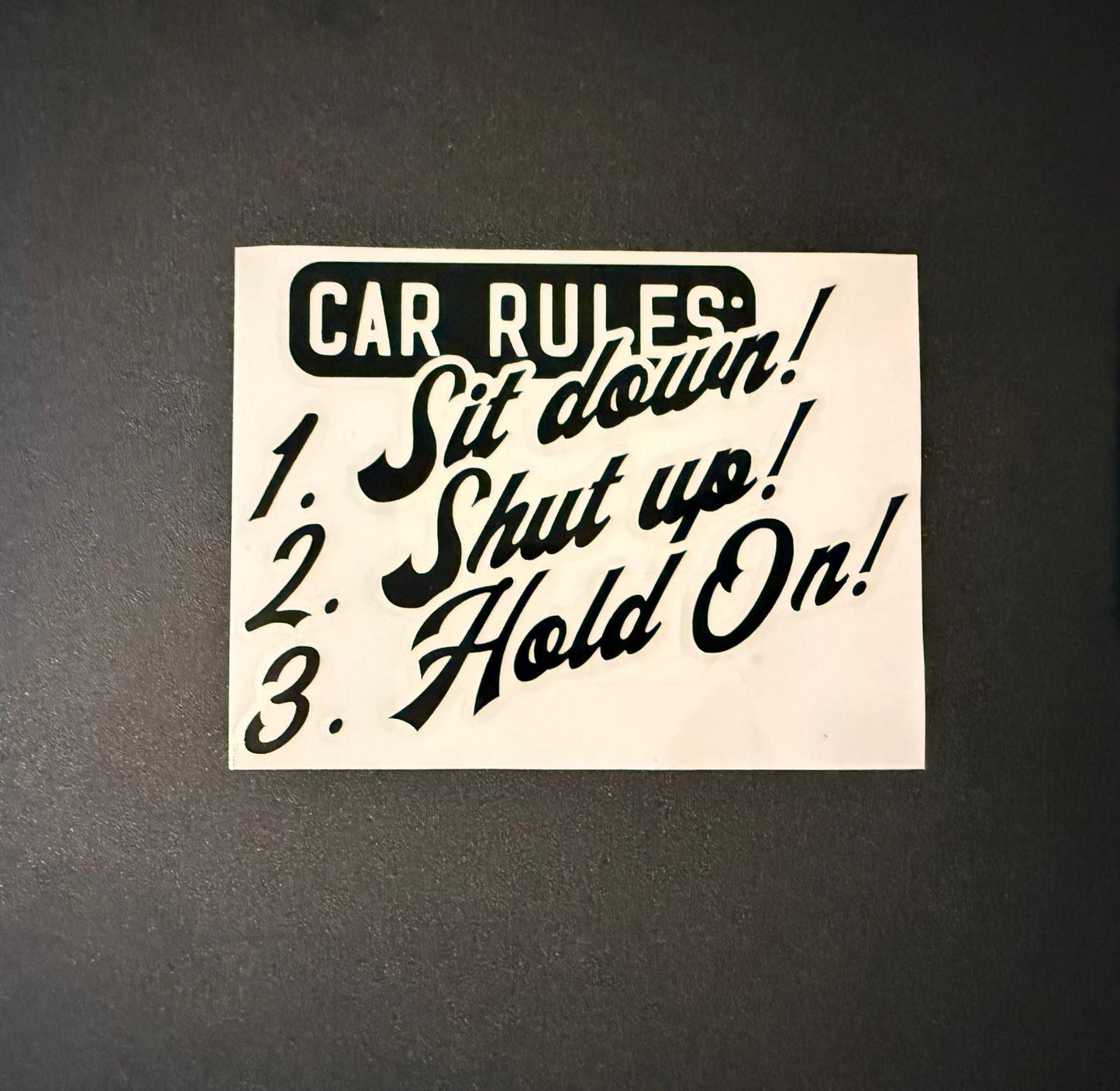 Car Rules